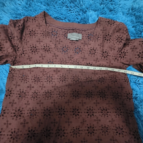 Anthropologie Embroidered Womens Blouse Size XS - Picture 10 of 11